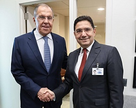 Sur la rencontre du Ministre des Affaires étrangères de Russie Sergueï Lavrov avec le Ministre des Affaires étrangères, de la Coopération Africaine et des Marocains Résidant à l'Etranger du Royaume du Maroc Nasser Bourita